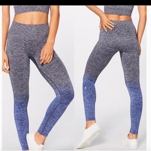 Lululemon seamless heathered ombre legging